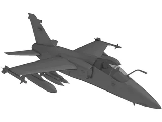 Embraer AMX A1 3D Model preview