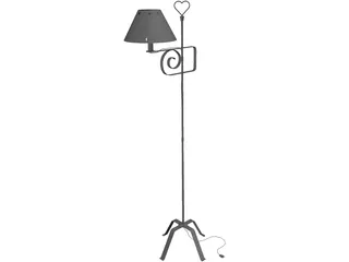 Lamp Country 3D Model preview