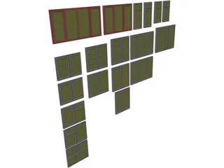 Windows Collection 3D Model preview