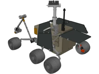 Athena Mars Rover 3D Model preview