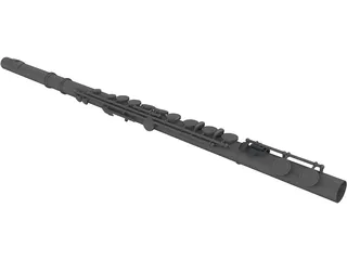 Flute 3D Model preview