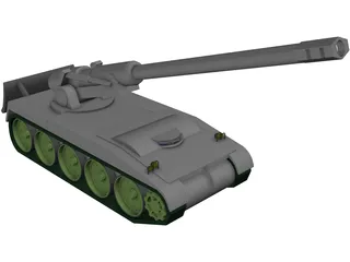 M110 SP Artillery 3D Model preview