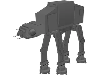 Star Wars Imperial Walker 3D Model preview
