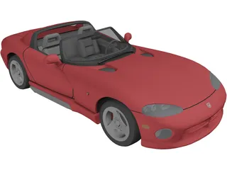 Chrysler Viper RT10 3D Model preview