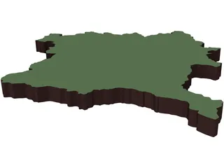 Kosova 3D Model preview
