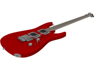 Guitar Electric Jackson DXMG 3D Model preview