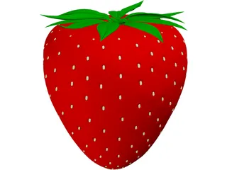 Strawberry 3D Model preview