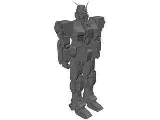 Gundam 3D Model preview