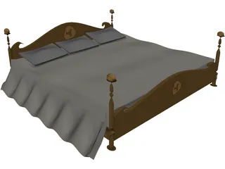 Bed 3D Model preview