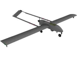 US Army Tactical Unmanned Aerial Vehicle (TUAV) 3D Model preview
