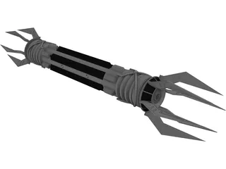 Double Bladed Lightsaber 3D Model preview