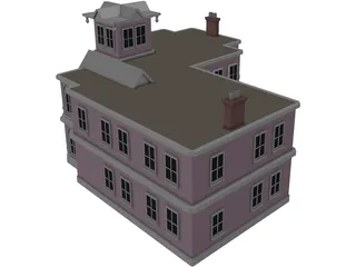 House Victorian 3D Model preview