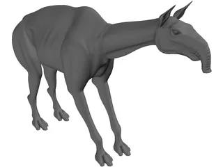Macrachenia 3D Model preview