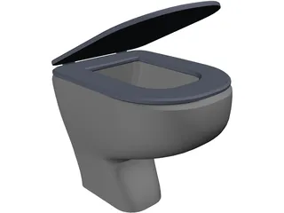 Toilet WC 3D Model preview