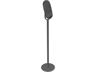 Microphone Old 3D Model preview