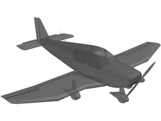 Robin DR400 3D Model preview