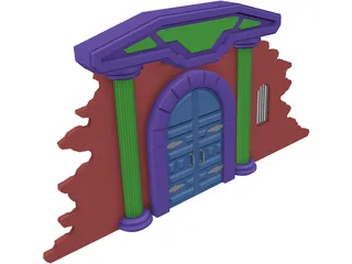 Archway Crypt 3D Model preview