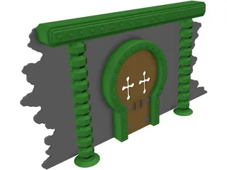 Archway Tomb 3D Model preview