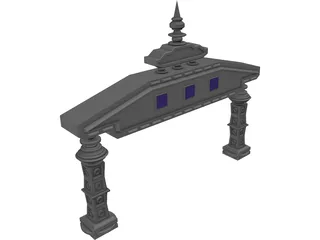 Arch Ceremonial 3D Model preview