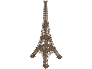 Eiffel Tower 3D Model preview