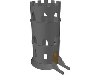 Tower Prison 3D Model preview