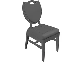 Chair Aluminum 3D Model preview