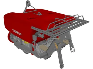 Quest Deep Sea Sub 3D Model preview