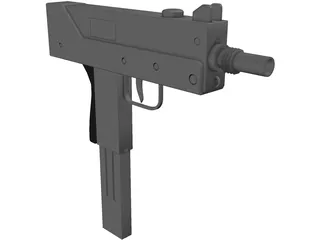 Ingram M10 3D Model preview