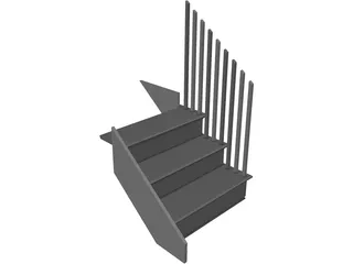 Staircase 3D Model preview