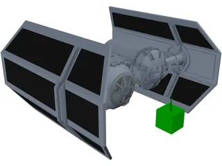 Star Wars Imperial TIE Bomber 3D Model preview