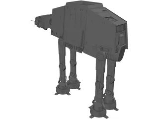 Star Wars Imperial AT-AT 3D Model preview