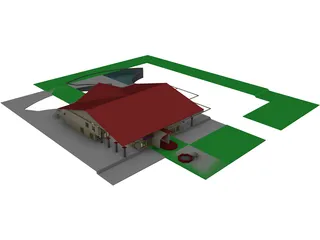 Mansion Interior 3D Model preview