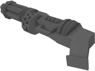 Gun 3D Model preview