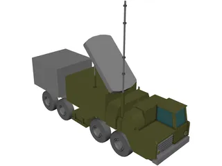 SA10 Par Truck 3D Model preview