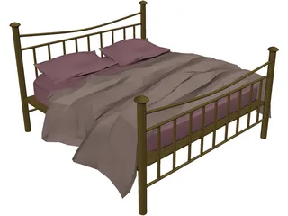 Bed 3D Model preview