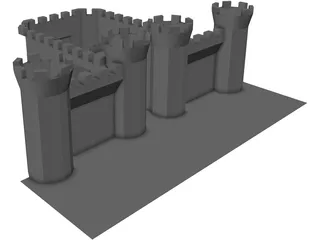 Castle Keep 3D Model preview