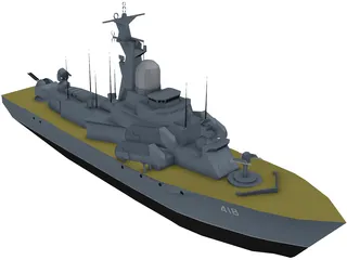 Mine Destroyer 3D Model preview