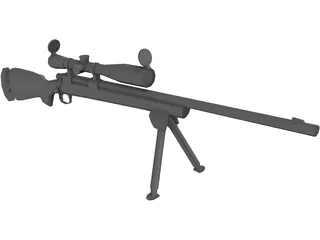M24 Sniper 3D Model preview