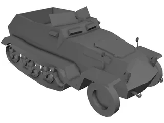 KFZ 250 3D Model preview