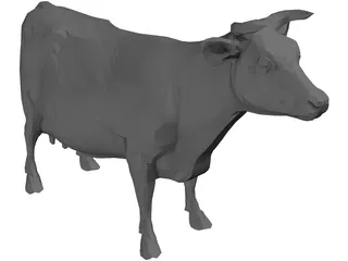 Bull Udder 3D Model preview