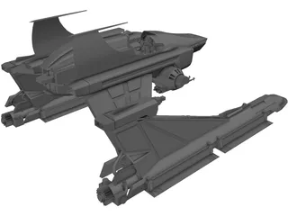 Skimmer 3D Model preview