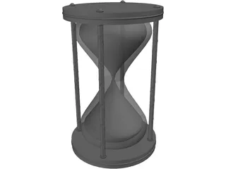 Hourglass 3D Model preview