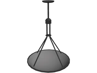 Light Modern Fixture Metropolitan 3D Model preview