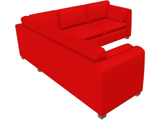 Couch Sectional 3D Model preview