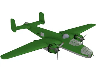 B-52 Bomber 3D Model preview