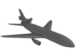 McDonnell Douglas DC-10 3D Model preview