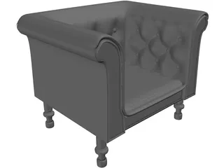 Chair China 3D Model preview