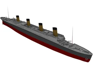 Titanic 3D Model preview