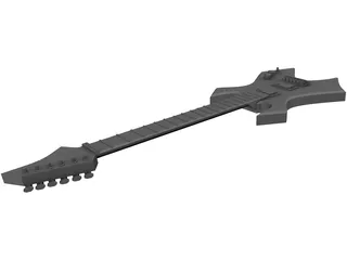 Guitar Electric 3D Model preview
