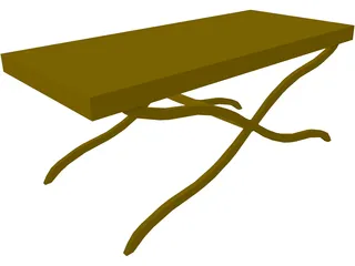 Table Coffee 3D Model preview